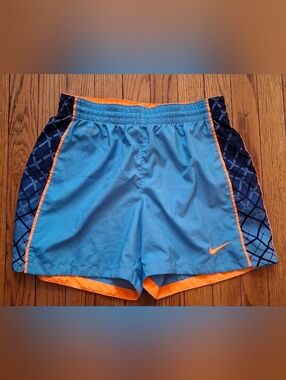 Nike Dri fit - Women's Blue/Orange Small Running Athletic Shorts